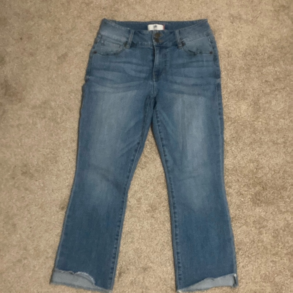 Cabi Hi Low Crop Jeans